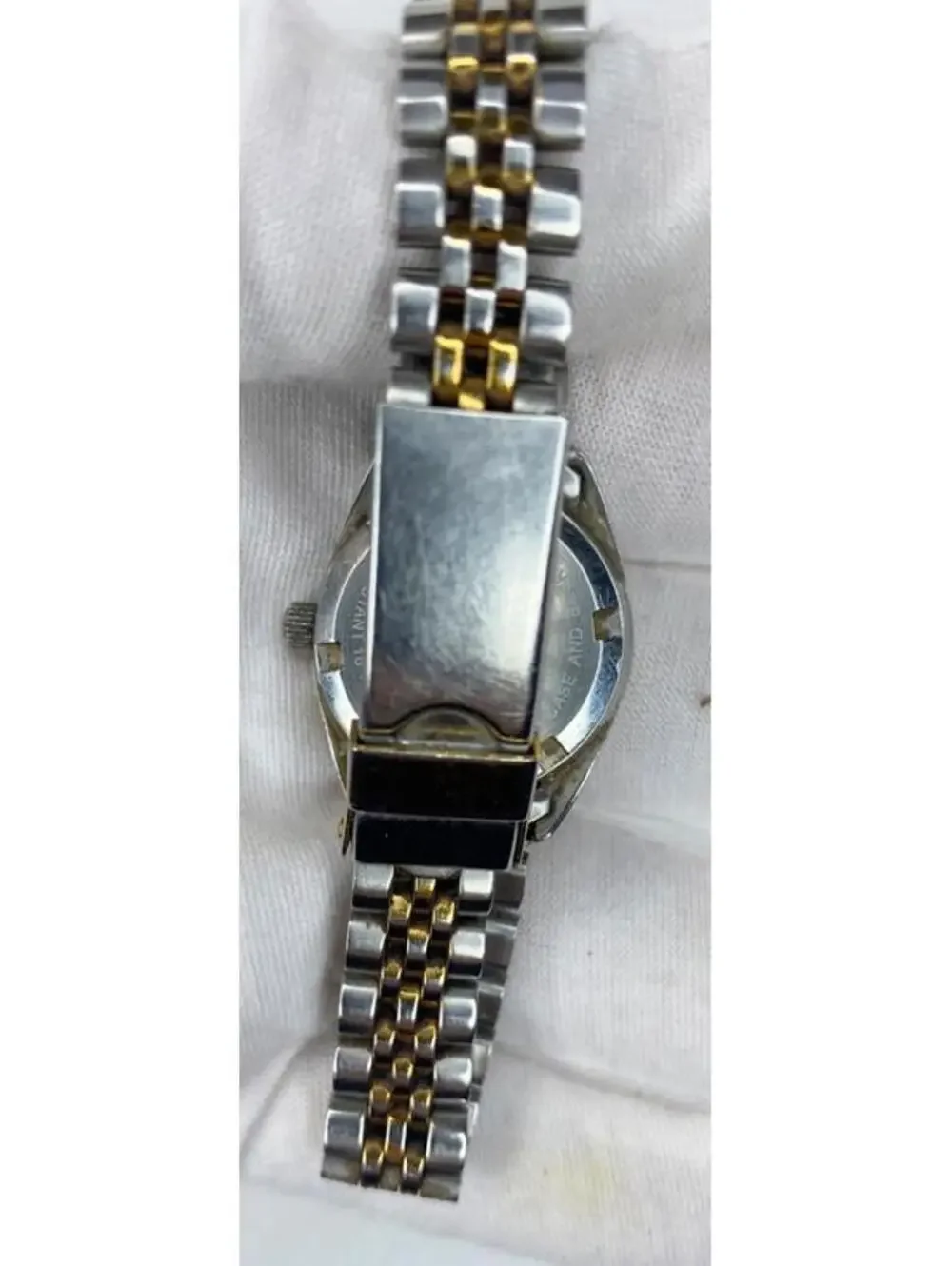 Green Bros. Women’s Two Tone Watch With Date Window